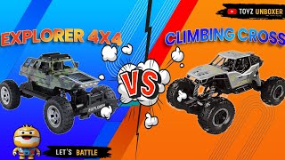 Mirana 4x4 Explorer Vs Climbing Cross RC Car Battle! | Toyz Unboxer