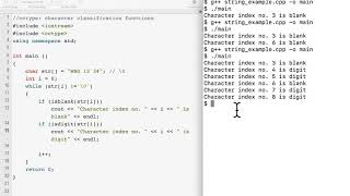 Lesson 1 cctype cstdlib Functions