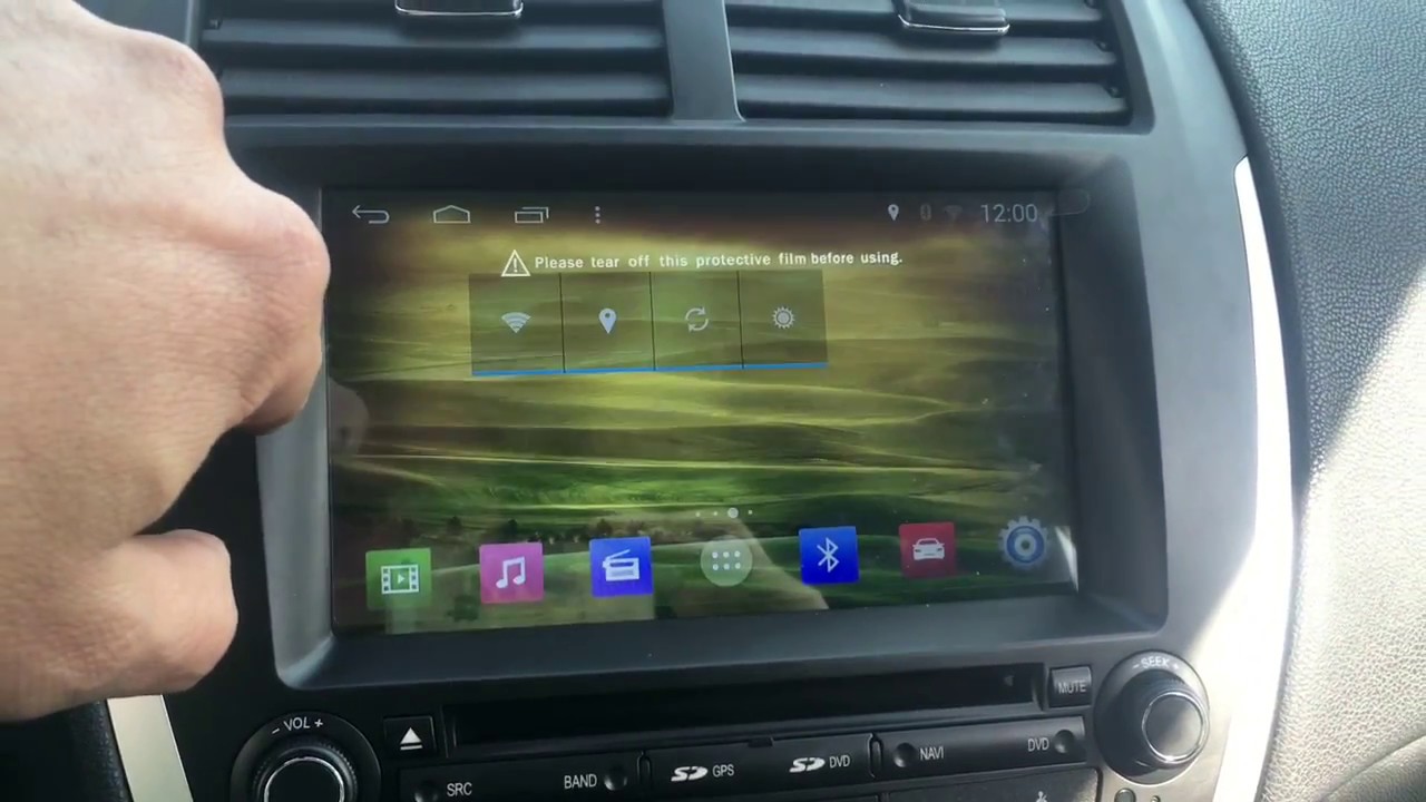 Removal - Install Andorid Car Radio Mitsubishi Asx 2015 Quad Core Android Winca S160 - Youtube