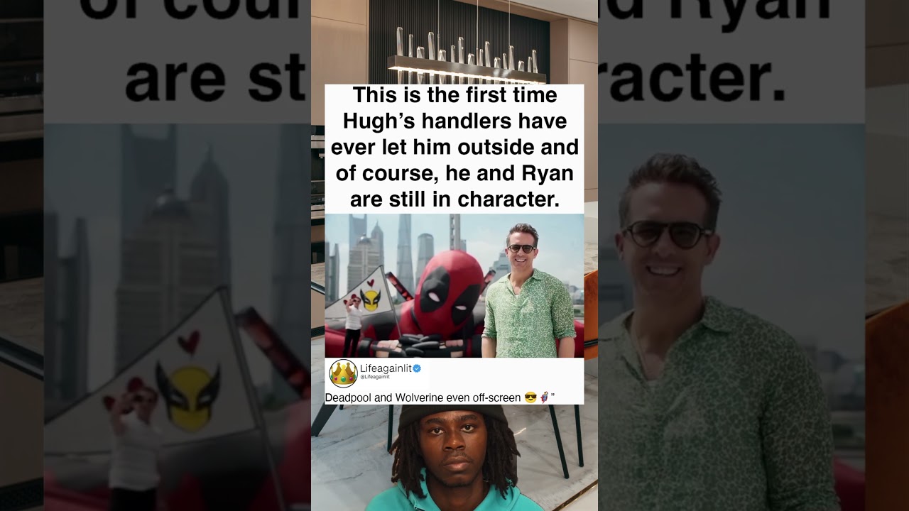 Это первый раз, когда кураторы Хью выпустили его наружу, и, конечно, он и Райан