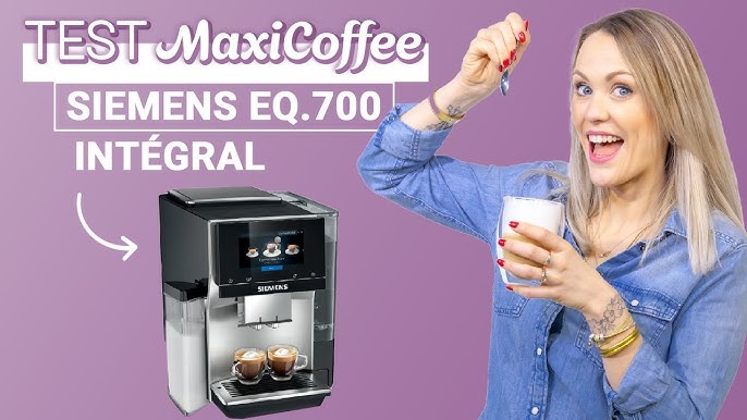 Test Cafetière automatique avec broyeur EQ900 TQ903R09 : Siemens