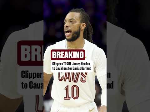 Big trade between the Clippers and Cavs 👀 #nbatradedeadline #jamesharden #dariusgarland