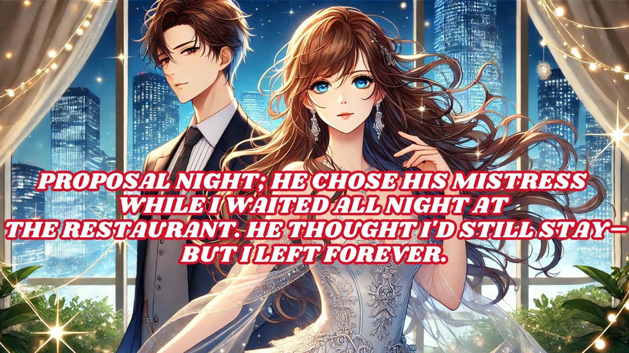Proposal night, he chose his mistress while I waited all night. He thought I'd still stay–but I left