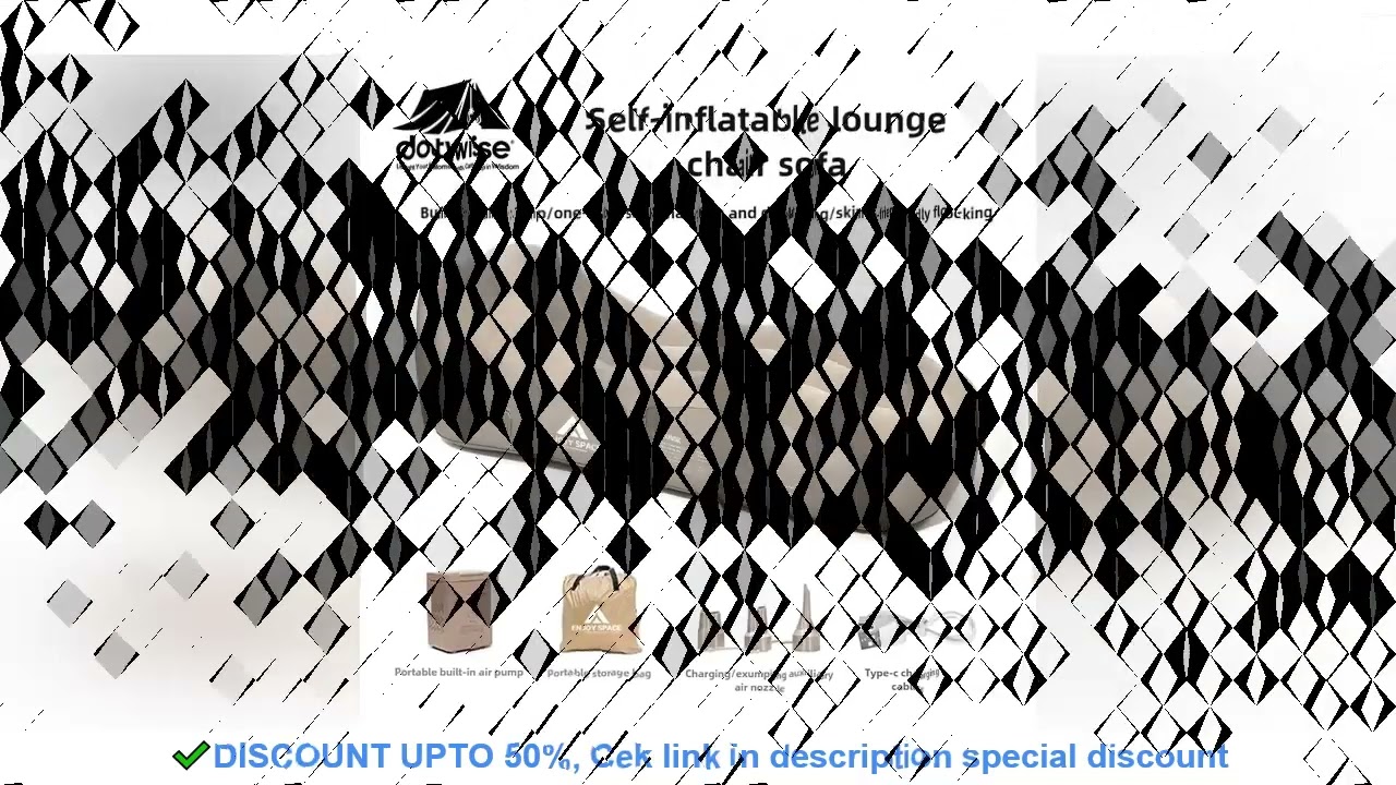 DOTWISE Outdoors Inflatable Sofa Folding Chair Amphibious Bean Bag Sofas Portable Mattress Swimming