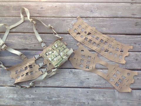 WhiskeyTwoFour Laser Cut Ultralight Modular Chest Rig