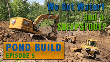 Building the Core Trench in the Fishing Pond