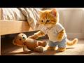 Sad Kitten Can&rsquo;t Find His Toy... Mama Cat Comes to the Rescue!