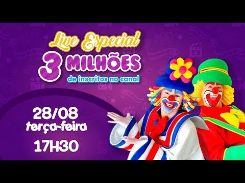 LIVE DE 3 MILHÕES DE INSCRITOS! - PATATI PATATÁ