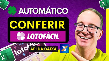 Como Conferir Resultado da Lotofácil no Excel [ Modo Automático ]