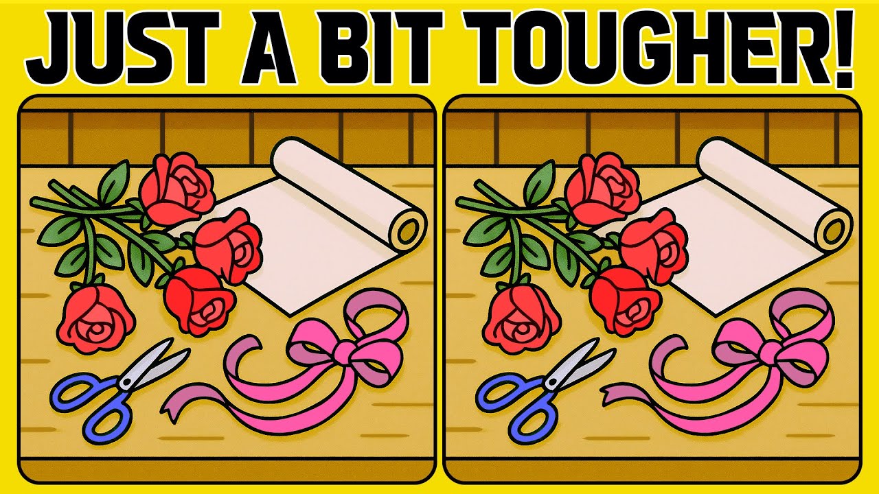 Not for the Average Brain. Spot the Difference if You Can (A Bit Tricky)