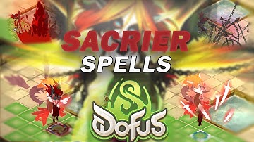 All Sacrieur Spell Animations in Dofus Unity