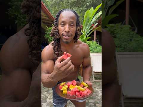 Fruits have protein people. #motivation #fruits #bodybuilding #aesthetic #shredded #vegangains