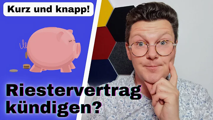 Terminate the Riester contract or rather not? | Yo...