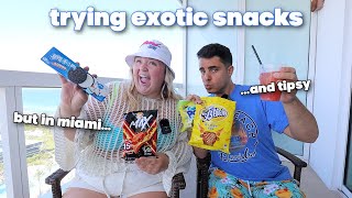 TRYING EXOTIC SNACKS IN MIAMI  *WITH SAMANTHA JO*