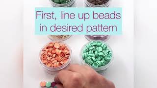 DIY Enamel Tile Tila Bead Bracelets with WomanShopsWorld