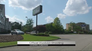 Homewood officer shoots suspect