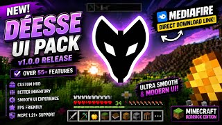 Ultimate Minecraft PE UI | Déesse UI Pack v1.0.0 Enhanced Menus & Custom HUD MCPE