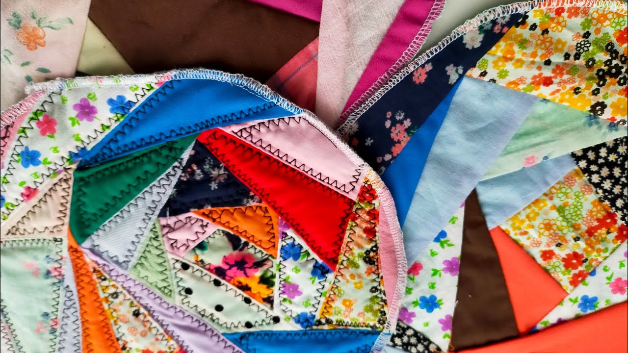 Küçük parçalardan diktiğim yeni kırkyama çalışmaları