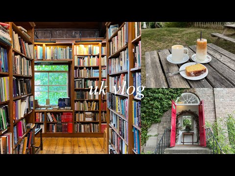 〈vlog〉本とアンティークの町📖/古書の聖地と呼ばれるイギリスのヘイオンワイ/Visiting bookstores and antique shops in the UK