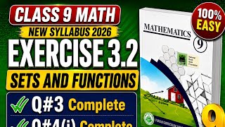 Exercise 3.2 Question 3,4(i) Class 9th Math New Book Ch3-9Th Class Math Ch3 Exercise3.2Q#3,4(i)