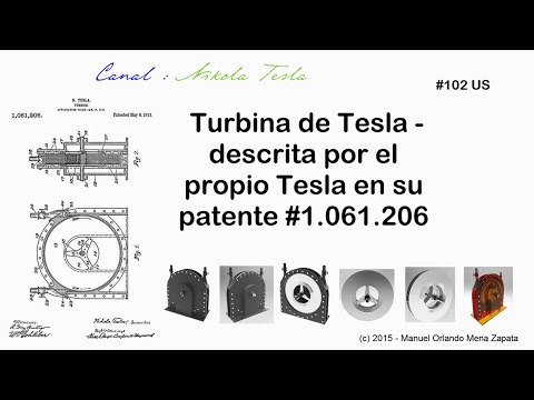 102 - Turbina de Tesla - descrita por el propio Nikola Tesla #1061206