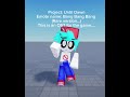 Project: Until Dawn (Bang Bang Bang) (Rare version) #asym #roblox #lore #shorts #ost #project
