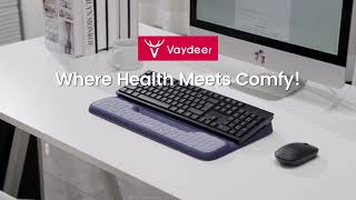 Your Wrists Will LOVE This! 2-in-1 Keyboard Riser & Wrist Rest