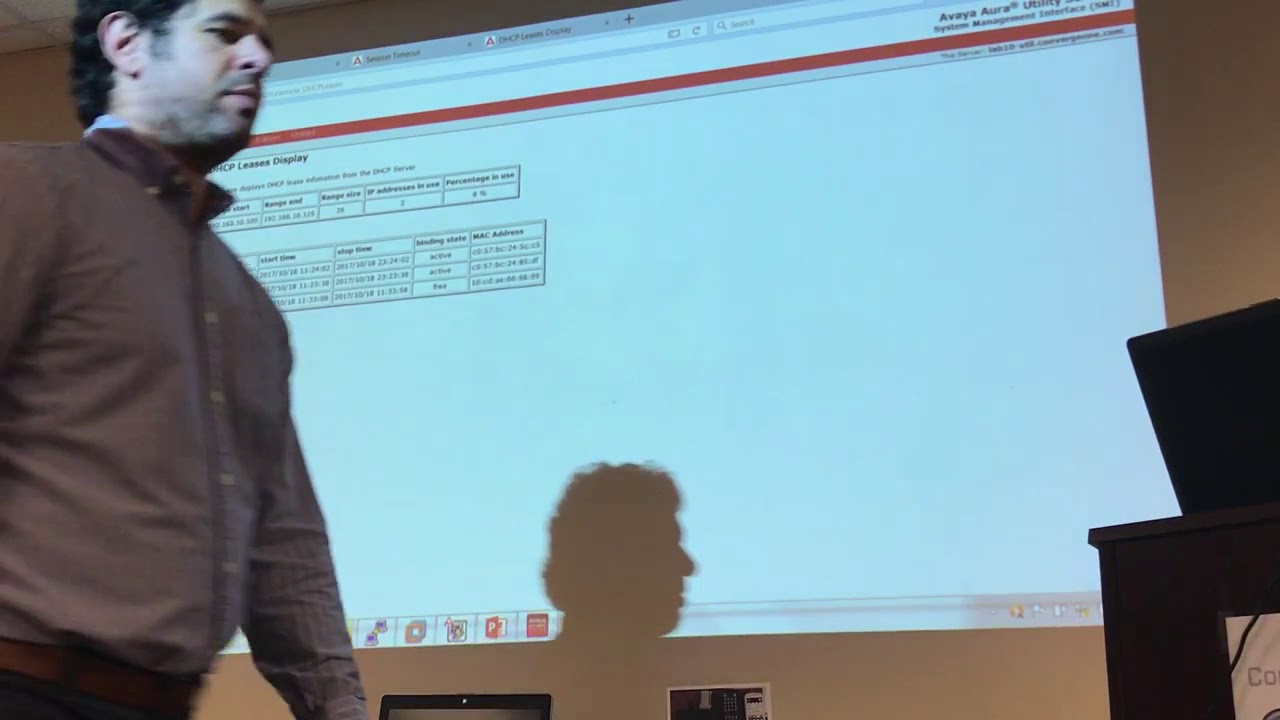 18 Avaya SMGR SIP FW Communications Users SIP Phone LAB