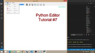 Python Project Tutorial | Make a Notepad Software using Python | Tutorial #7