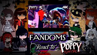 Fandoms React To Prototype The Experiment 1006Poppy Playtime Chapter 5 Gacha Club