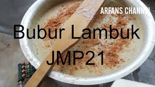 Masak bubur lambuk untuk taman periuk besar 55cm untuk 5 kilo beras..😄😄😄😄
