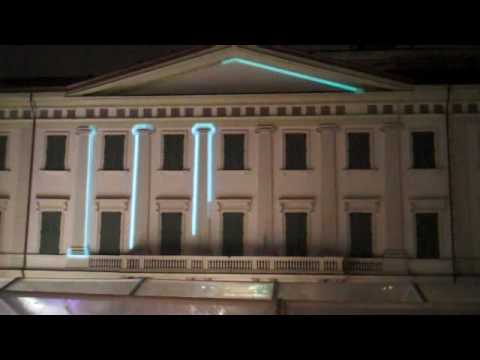 3D projection for moschino chip&chic - opening mai...