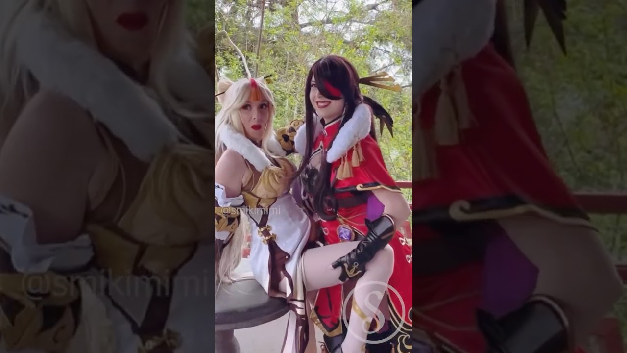 😘🥵Liyue Cosplay Photoshoot BTS #genshin #genshinimpact #beigguang #cosplay #hoyoverse #bts #beidou