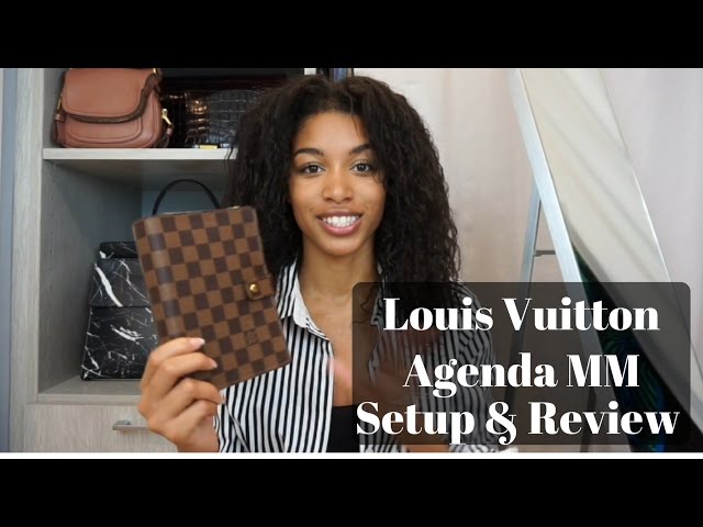 Fashionphile Unboxing: Louis Vuitton Damier Ebene MM Agenda 