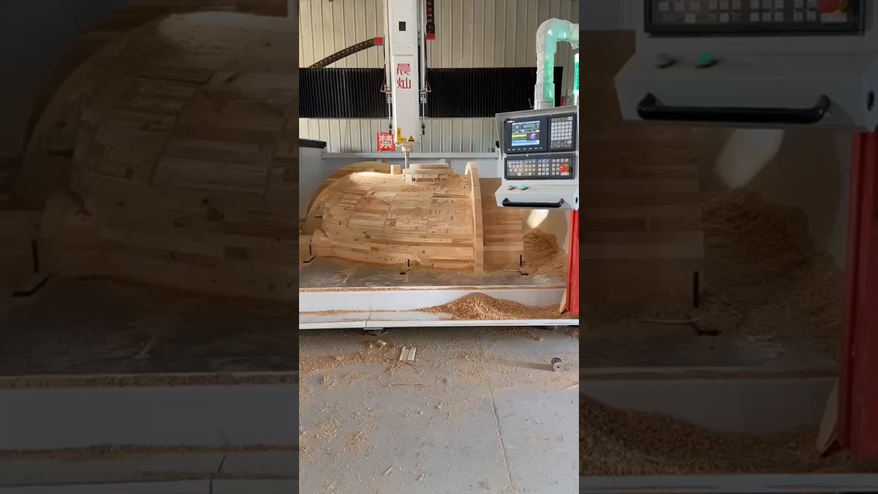 Large format CNC wood pattern/mold milling router on promotion.