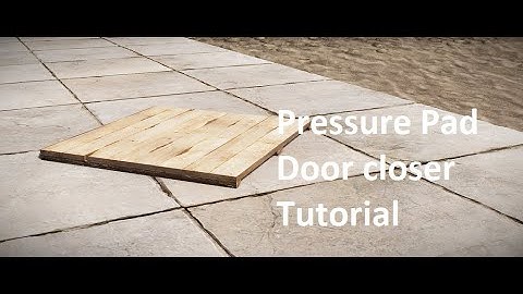 How to close door using pressure pad | Rust | Electricity | Tutorial