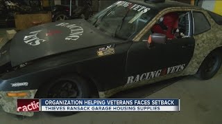 Thieves steal tools and tires from veterans racing team