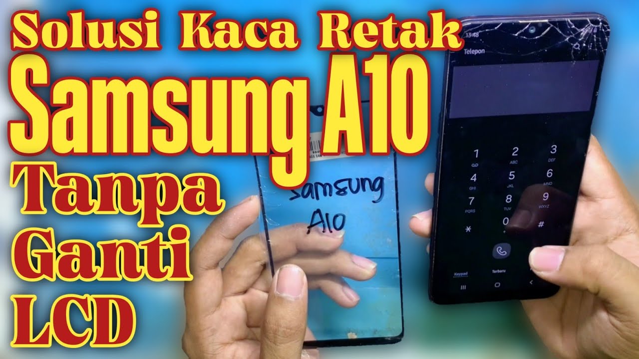Как заменить сильно треснутый сенсорный экран TS TC на Samsung A10s