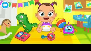 BRINCANDO E CUIDANDO DO BEBÊ | JOGO BABY CARE | PLAYING AND TAKING CARE OF THE BABY screenshot 4