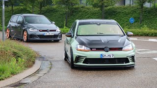 Tuner cars leaving a Carshow | Hall of Fame 2022 #2