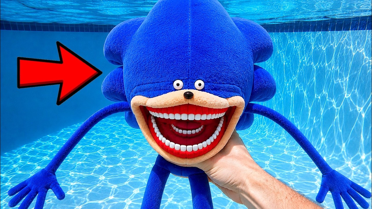 I Found a Giant SHIN SONIC in My Pool!