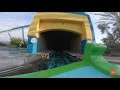 "Journey To Atlantis" AWESOME Water Roller Coaster - Sea World San Diego Front Row On-Ride POV