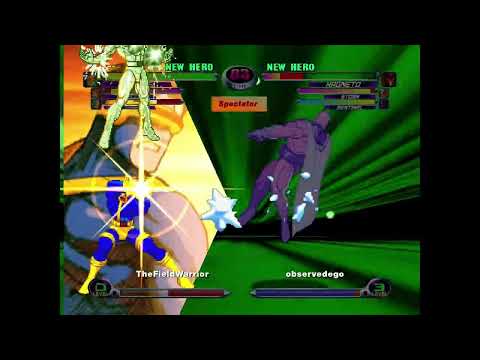 MvC2 (XBL): TheFieldWarrior - Iceman Icebeam Snipe Framekill DHC MOB Murks Magneto .:7.25.24:.