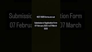 #neet2025 #neet2025exam #applicationprocess #neetpreparation