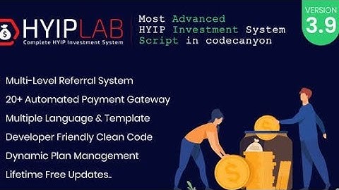 HYIPLAB v3.9 - Complete HYIP Investment System - nulled