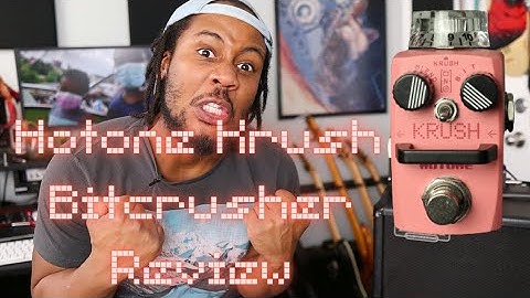 What is a Bitcrusher!??! | Hotone Krush Bitcrusher/Sample Rate Reducer/8 Bit Pedal Review
