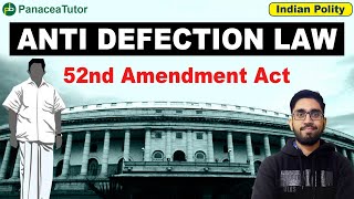 Anti Defection Law / 52nd Amendment of Indian Constitution 1985 | Indian Polity | UPSC
