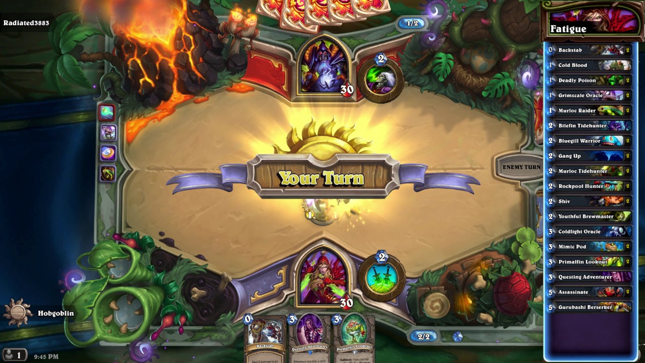 Hearthstone: Rogue ---Fatigue Deck---