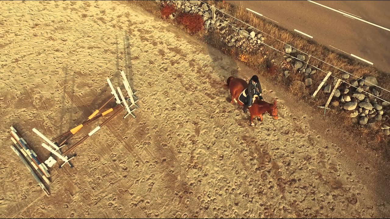 Dji phantom 3 advanced | horse riding | Kalmar Sweden