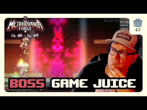 Game Juice & Polish - Build a Boss - Part 03 // Metroidvania Forge Ch 06 Ep 09 // Godot 4 Tutorial